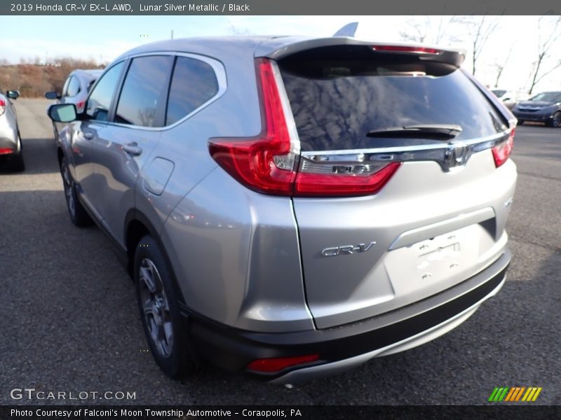 Lunar Silver Metallic / Black 2019 Honda CR-V EX-L AWD