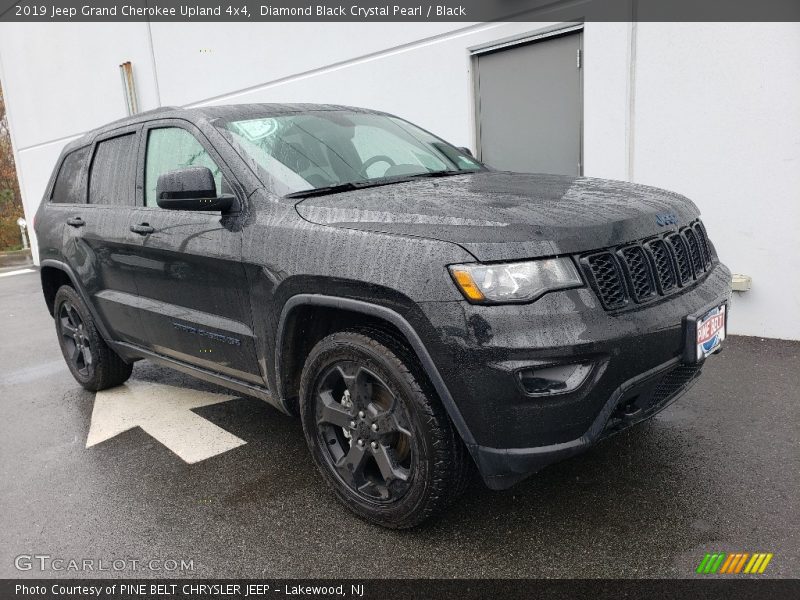 Diamond Black Crystal Pearl / Black 2019 Jeep Grand Cherokee Upland 4x4