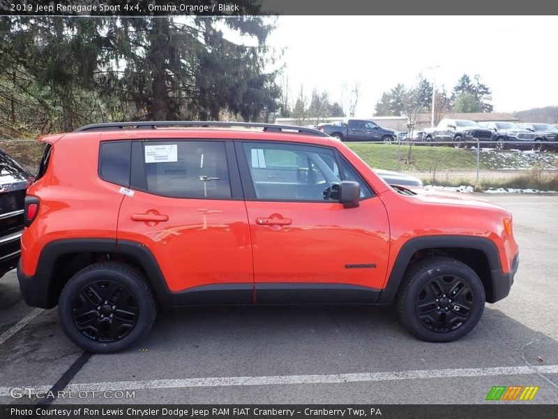 Omaha Orange / Black 2019 Jeep Renegade Sport 4x4