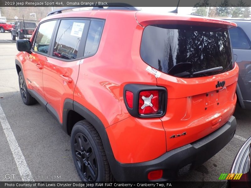 Omaha Orange / Black 2019 Jeep Renegade Sport 4x4