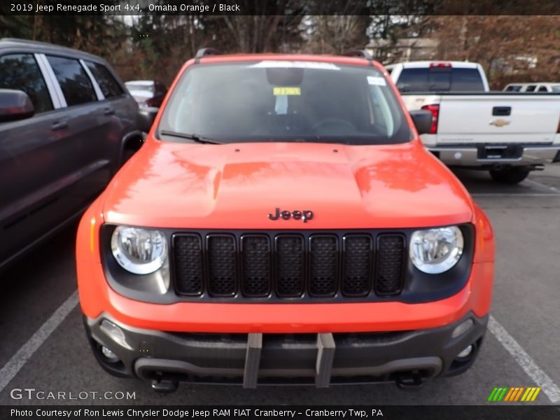 Omaha Orange / Black 2019 Jeep Renegade Sport 4x4