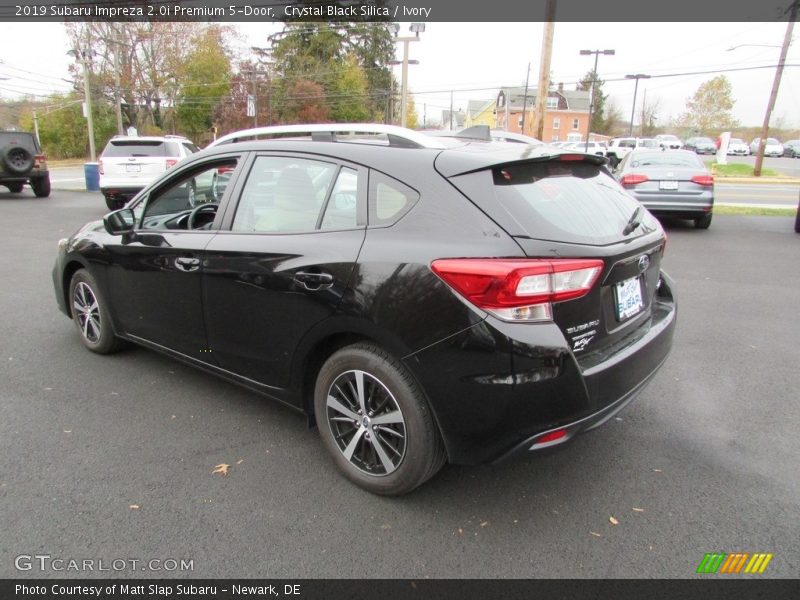 Crystal Black Silica / Ivory 2019 Subaru Impreza 2.0i Premium 5-Door