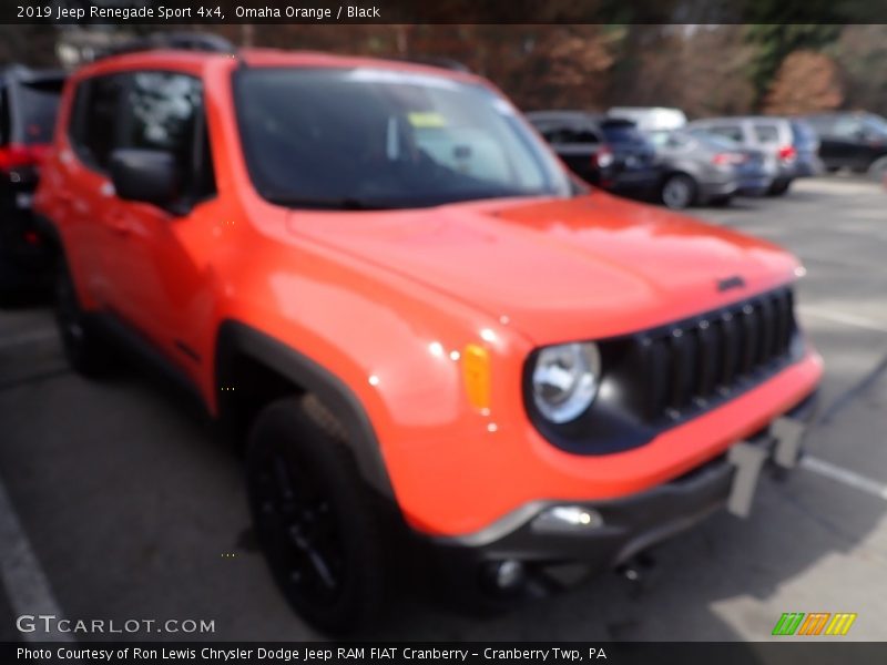 Omaha Orange / Black 2019 Jeep Renegade Sport 4x4