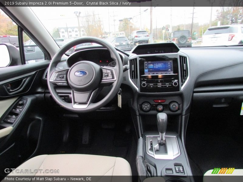 Crystal Black Silica / Ivory 2019 Subaru Impreza 2.0i Premium 5-Door