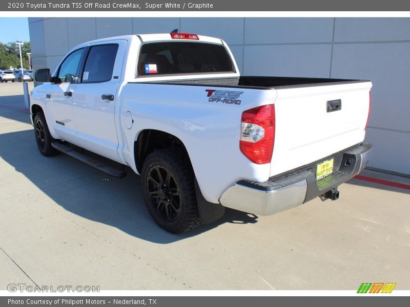 Super White / Graphite 2020 Toyota Tundra TSS Off Road CrewMax