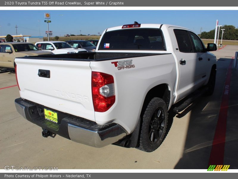 Super White / Graphite 2020 Toyota Tundra TSS Off Road CrewMax