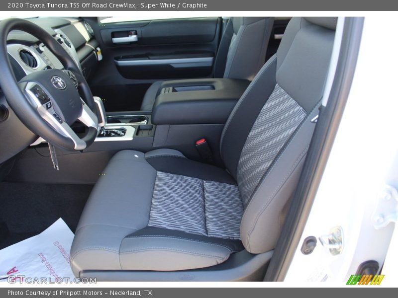 Super White / Graphite 2020 Toyota Tundra TSS Off Road CrewMax