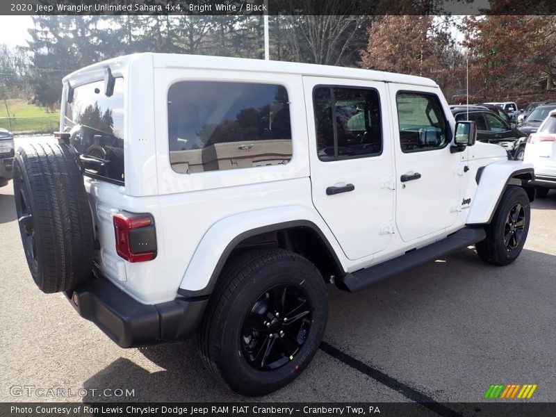 Bright White / Black 2020 Jeep Wrangler Unlimited Sahara 4x4