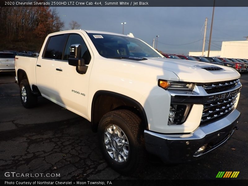 Summit White / Jet Black 2020 Chevrolet Silverado 2500HD LTZ Crew Cab 4x4