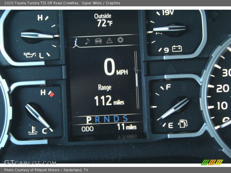 Super White / Graphite 2020 Toyota Tundra TSS Off Road CrewMax