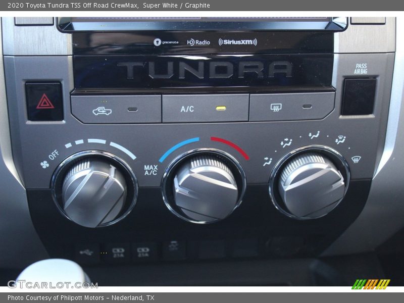 Super White / Graphite 2020 Toyota Tundra TSS Off Road CrewMax