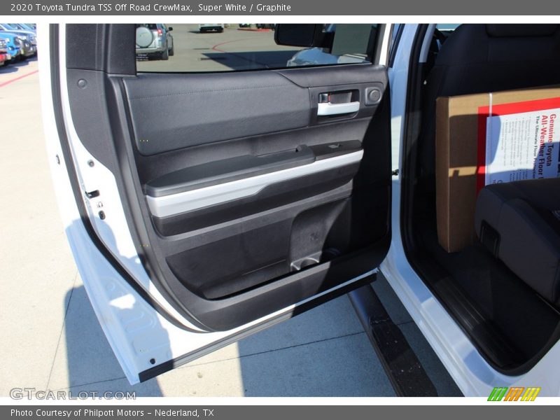 Super White / Graphite 2020 Toyota Tundra TSS Off Road CrewMax