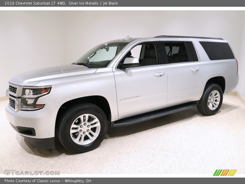 Silver Ice Metallic / Jet Black 2019 Chevrolet Suburban LT 4WD