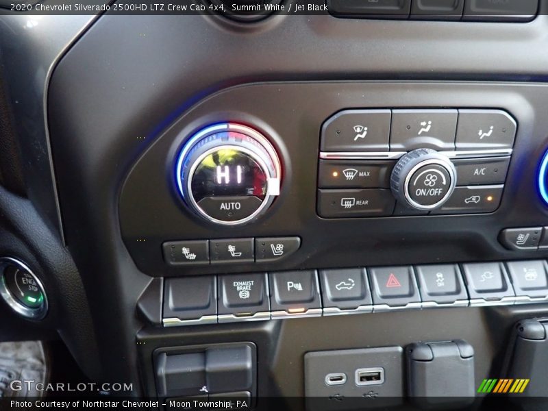 Summit White / Jet Black 2020 Chevrolet Silverado 2500HD LTZ Crew Cab 4x4