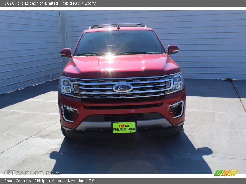 Rapid Red / Ebony 2020 Ford Expedition Limited