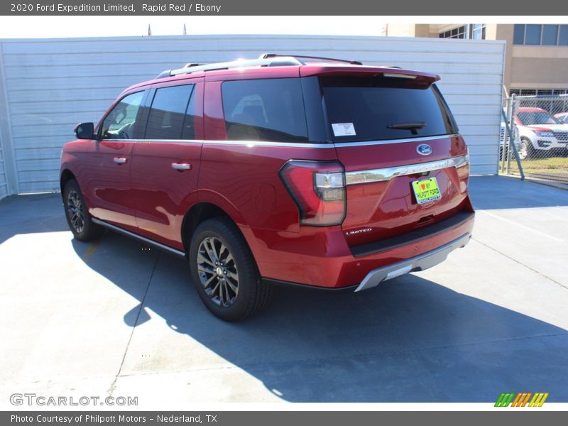 Rapid Red / Ebony 2020 Ford Expedition Limited
