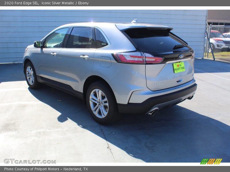 Iconic Silver Metallic / Ebony 2020 Ford Edge SEL