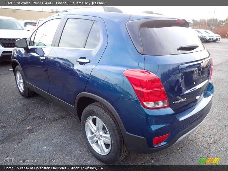 Pacific Blue Metallic / Jet Black 2020 Chevrolet Trax LT AWD