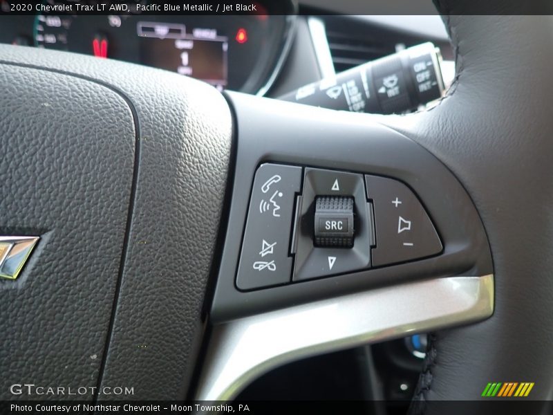 Pacific Blue Metallic / Jet Black 2020 Chevrolet Trax LT AWD