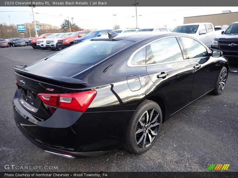 Mosaic Black Metallic / Jet Black 2020 Chevrolet Malibu RS