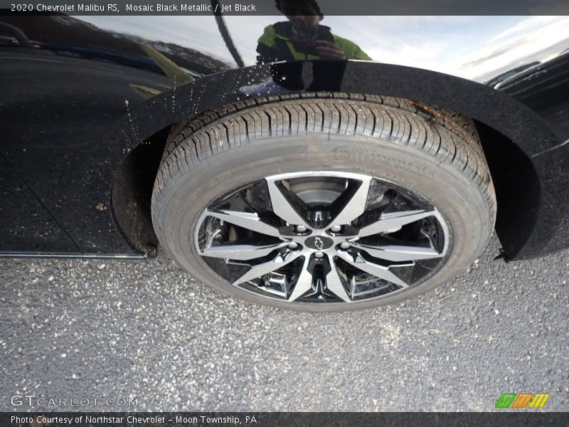Mosaic Black Metallic / Jet Black 2020 Chevrolet Malibu RS