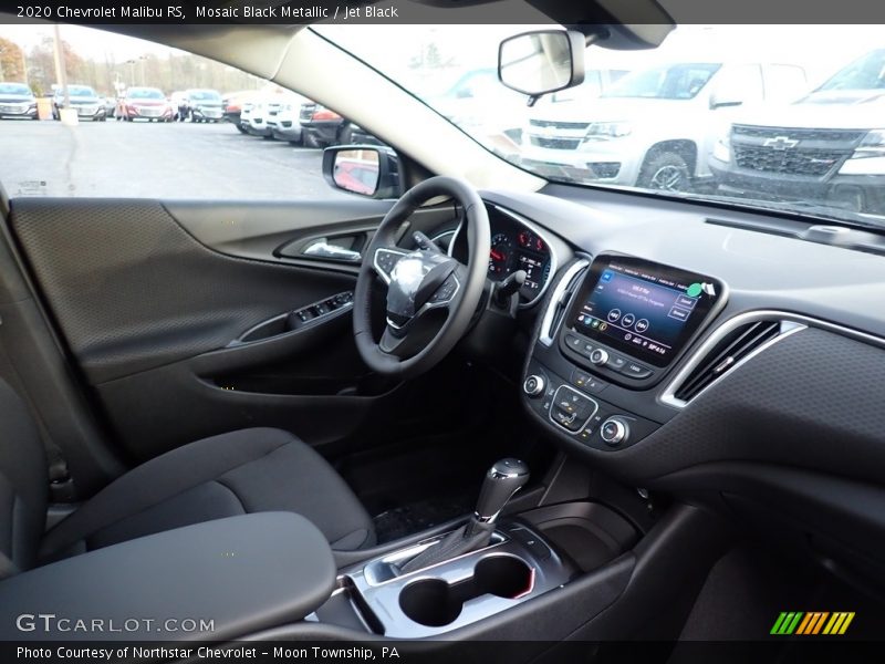 Mosaic Black Metallic / Jet Black 2020 Chevrolet Malibu RS