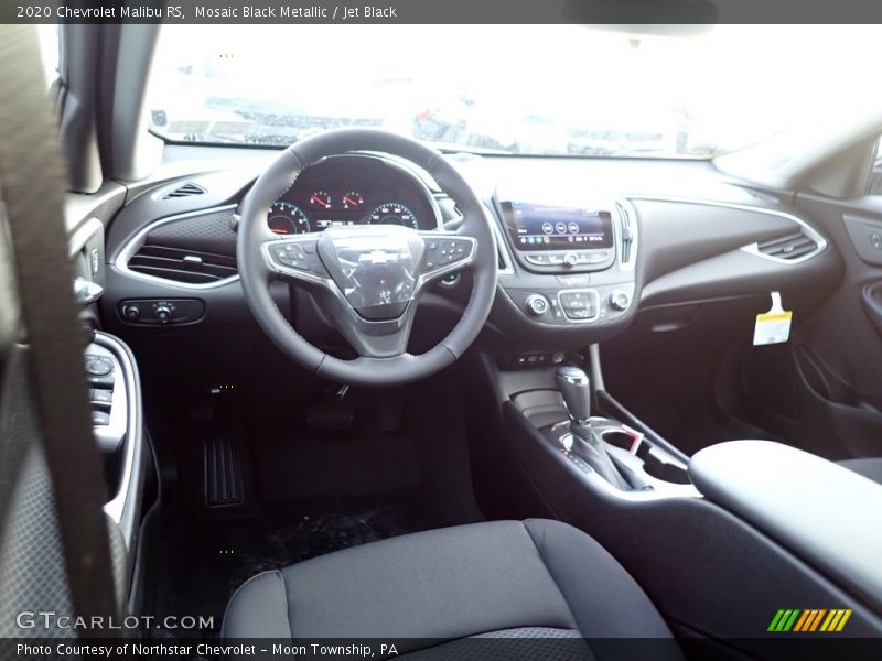 Mosaic Black Metallic / Jet Black 2020 Chevrolet Malibu RS