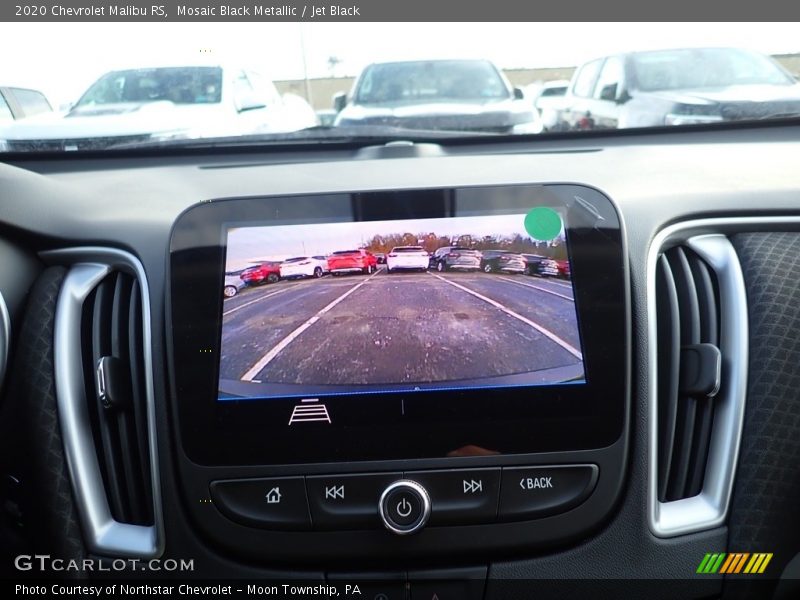Mosaic Black Metallic / Jet Black 2020 Chevrolet Malibu RS