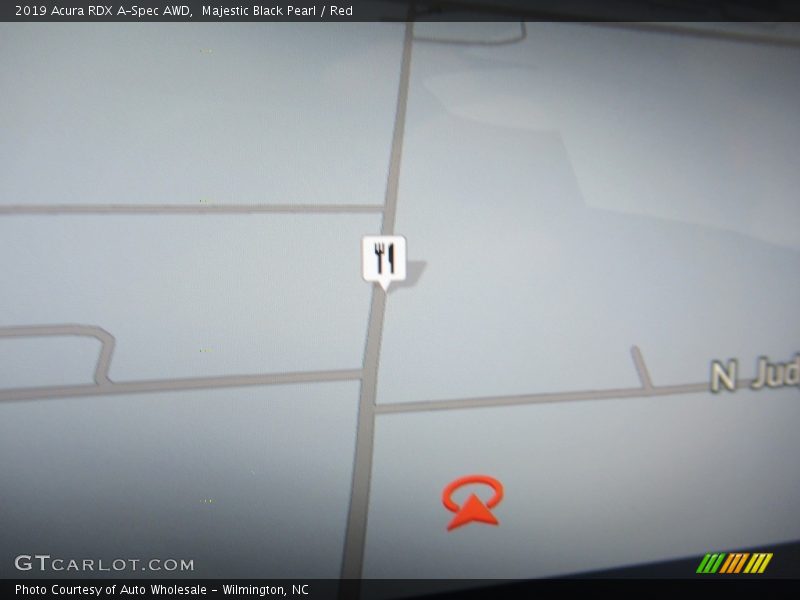 Majestic Black Pearl / Red 2019 Acura RDX A-Spec AWD