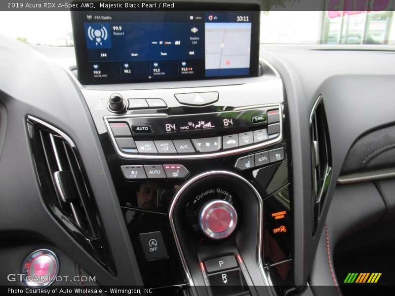 Controls of 2019 RDX A-Spec AWD