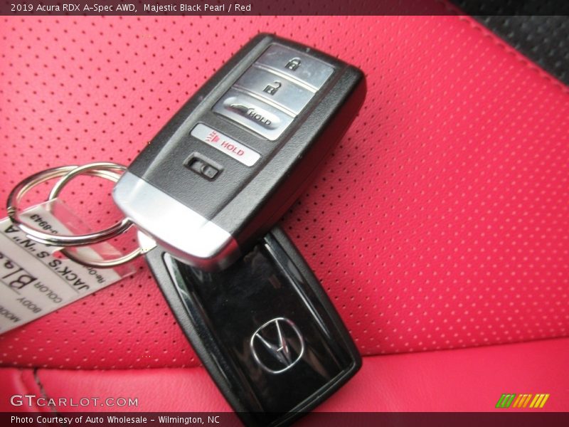 Keys of 2019 RDX A-Spec AWD