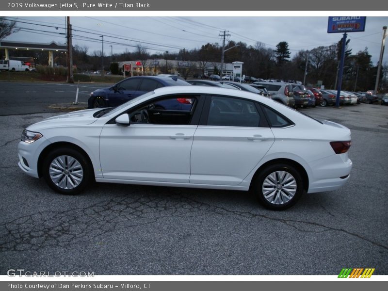 Pure White / Titan Black 2019 Volkswagen Jetta S