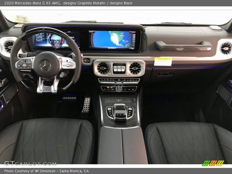 Dashboard of 2020 G 63 AMG