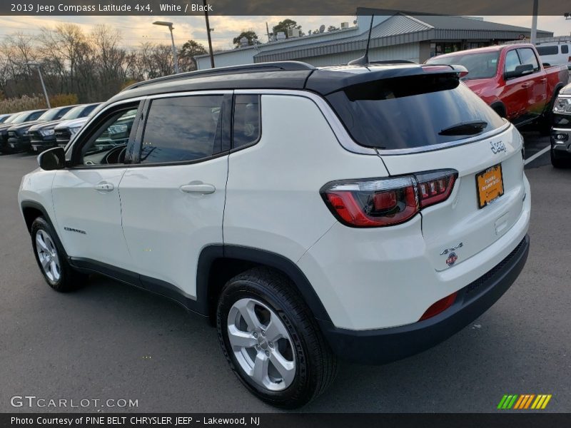 White / Black 2019 Jeep Compass Latitude 4x4