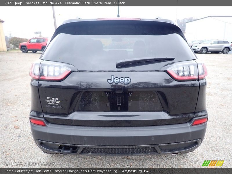 Diamond Black Crystal Pearl / Black 2020 Jeep Cherokee Latitude 4x4