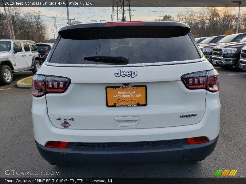 White / Black 2019 Jeep Compass Latitude 4x4