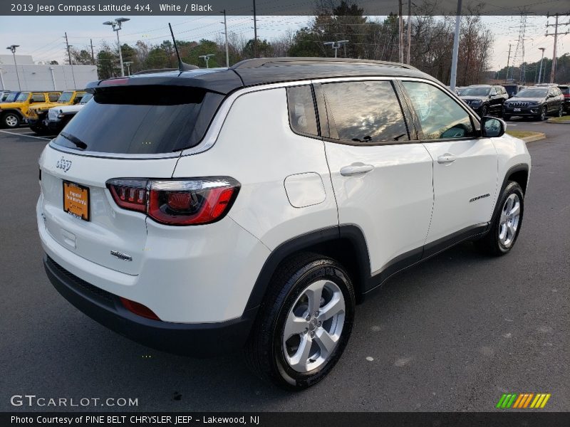 White / Black 2019 Jeep Compass Latitude 4x4