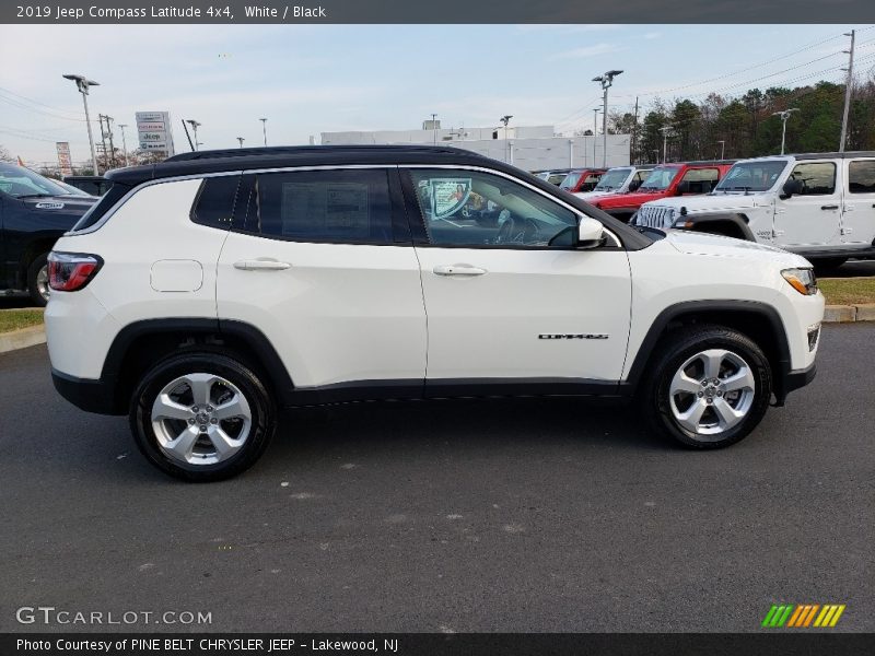 White / Black 2019 Jeep Compass Latitude 4x4