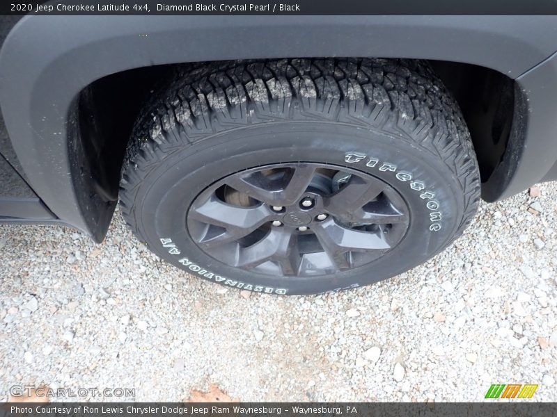 Diamond Black Crystal Pearl / Black 2020 Jeep Cherokee Latitude 4x4