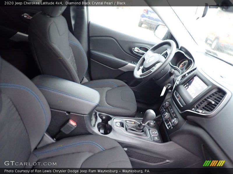 Diamond Black Crystal Pearl / Black 2020 Jeep Cherokee Latitude 4x4
