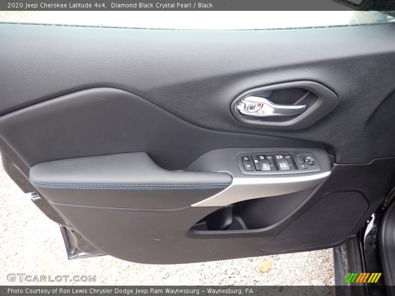 Diamond Black Crystal Pearl / Black 2020 Jeep Cherokee Latitude 4x4