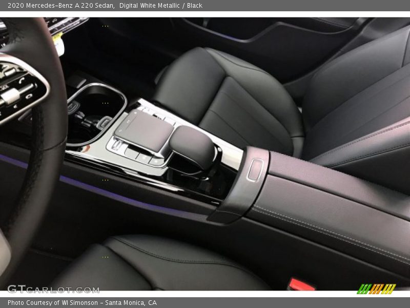 Digital White Metallic / Black 2020 Mercedes-Benz A 220 Sedan
