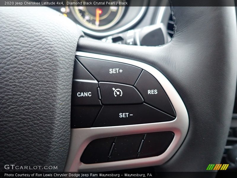 Diamond Black Crystal Pearl / Black 2020 Jeep Cherokee Latitude 4x4