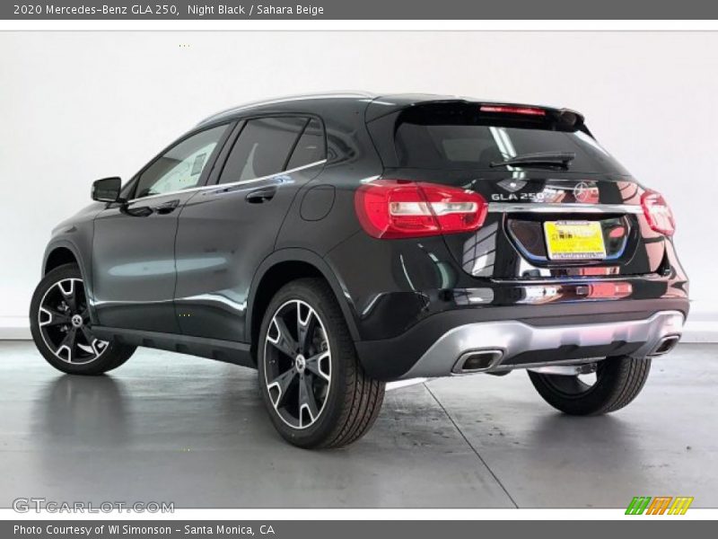 Night Black / Sahara Beige 2020 Mercedes-Benz GLA 250