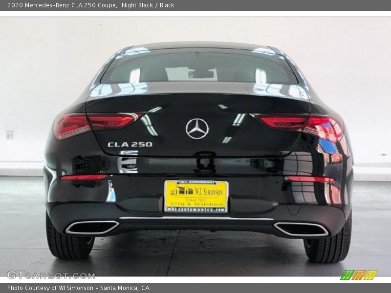 Night Black / Black 2020 Mercedes-Benz CLA 250 Coupe