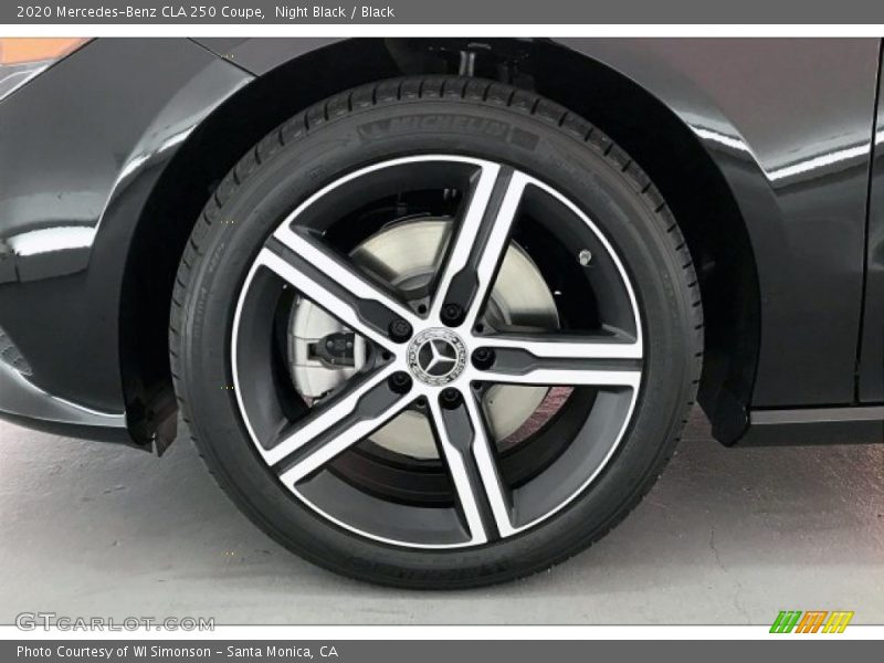 Night Black / Black 2020 Mercedes-Benz CLA 250 Coupe