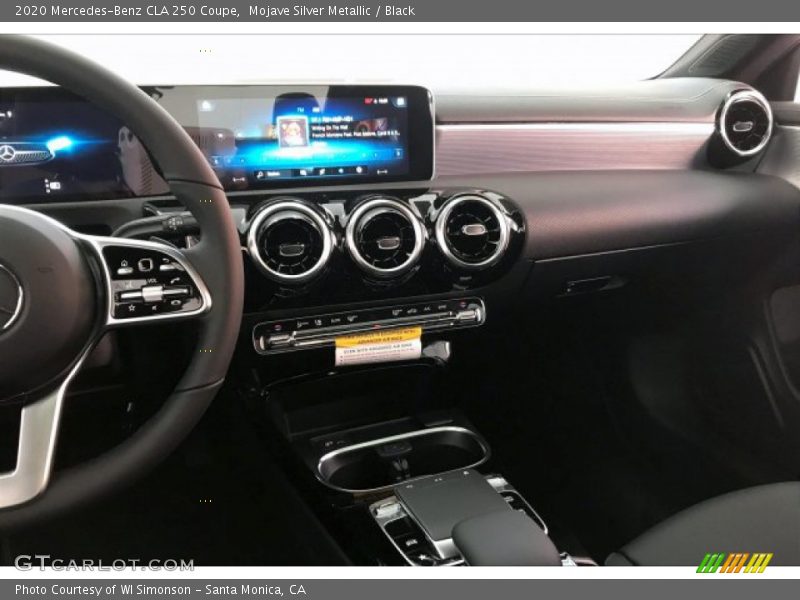 Mojave Silver Metallic / Black 2020 Mercedes-Benz CLA 250 Coupe