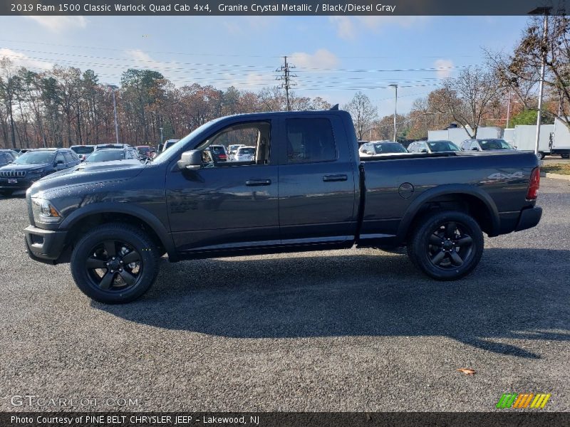 Granite Crystal Metallic / Black/Diesel Gray 2019 Ram 1500 Classic Warlock Quad Cab 4x4
