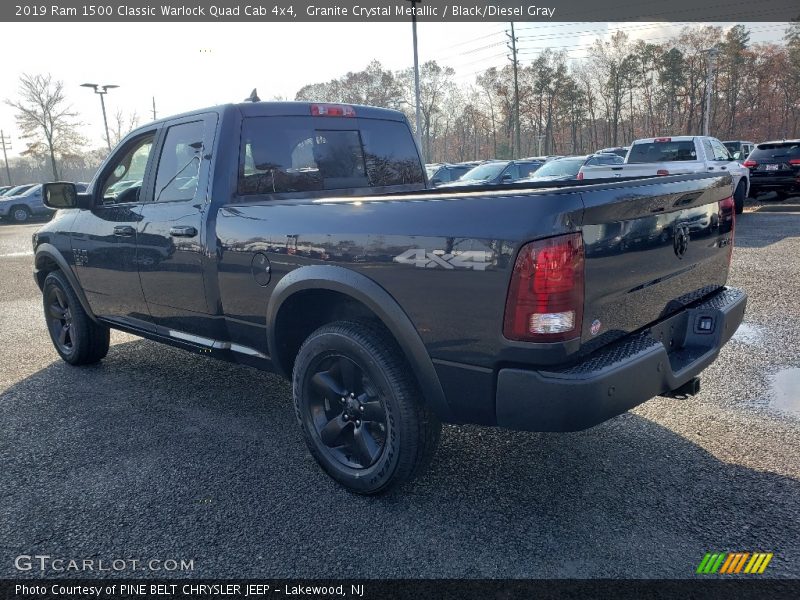 Granite Crystal Metallic / Black/Diesel Gray 2019 Ram 1500 Classic Warlock Quad Cab 4x4