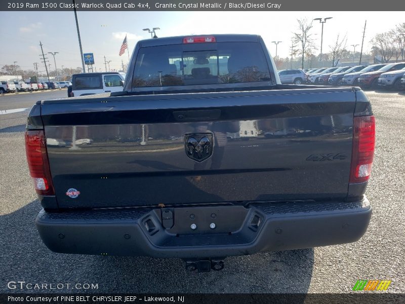 Granite Crystal Metallic / Black/Diesel Gray 2019 Ram 1500 Classic Warlock Quad Cab 4x4